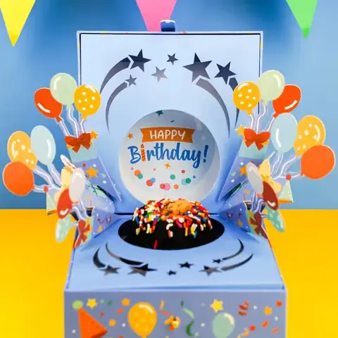 Happy Birthday Pop-Up Balloons Box