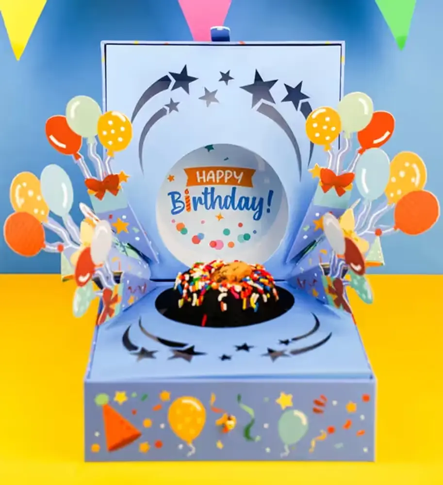 Happy Birthday Pop-Up Balloons Box