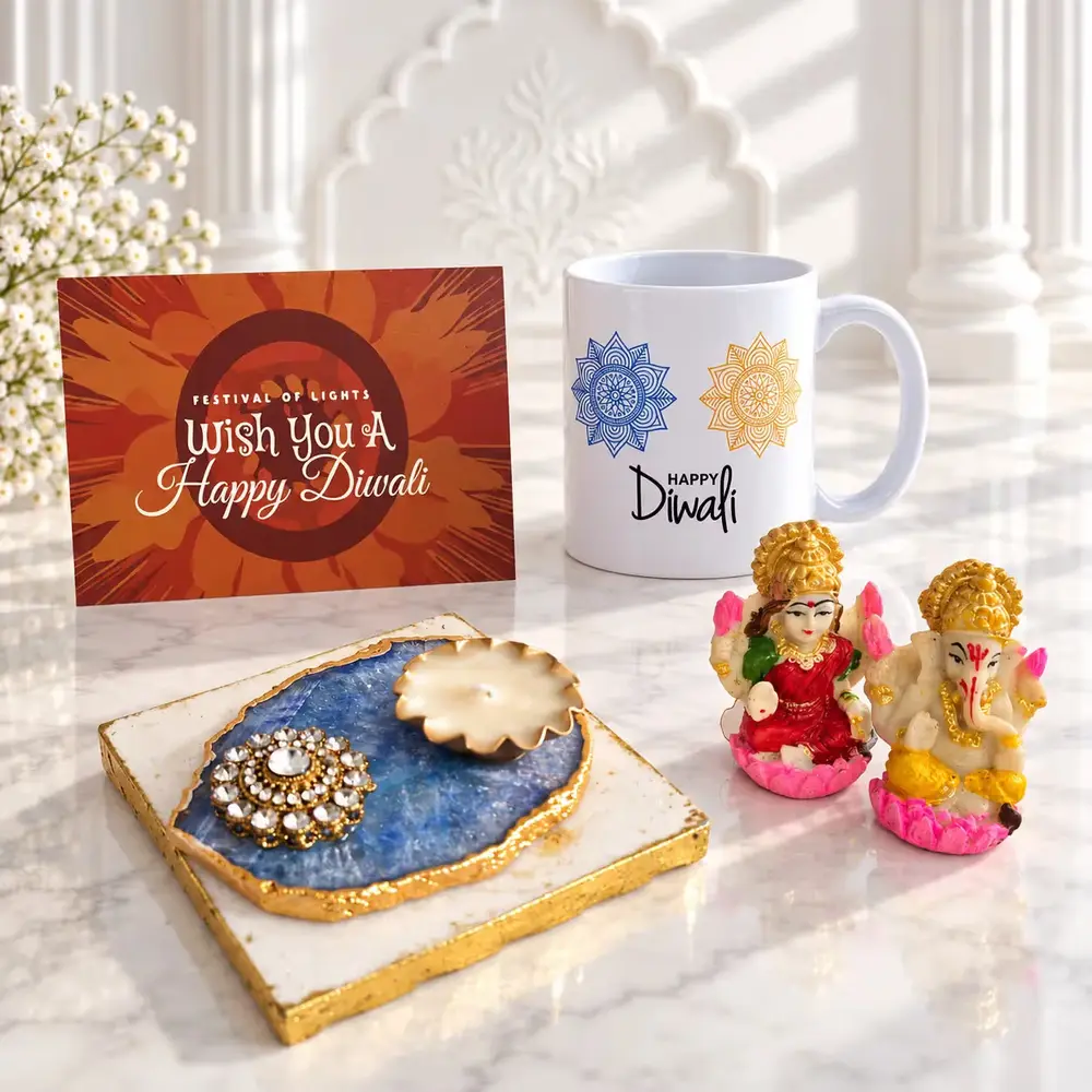 Laxmi Ganesha, Diwali Mug & Card