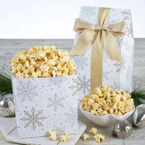 Christmas White Cheddar Popcorn