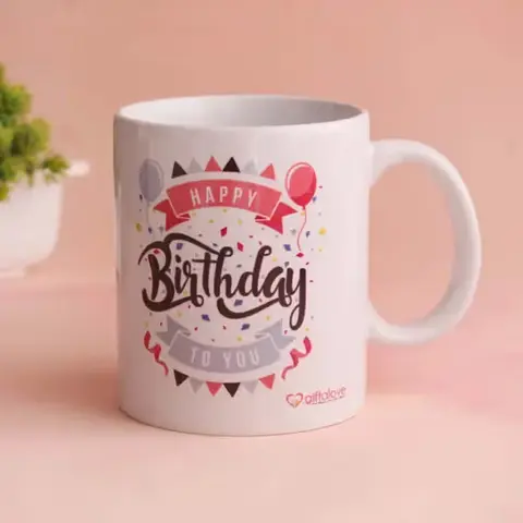 Personalized Birthday Photo Mug