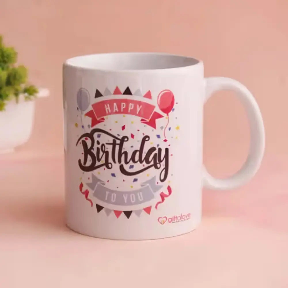 Personalized Birthday Photo Mug