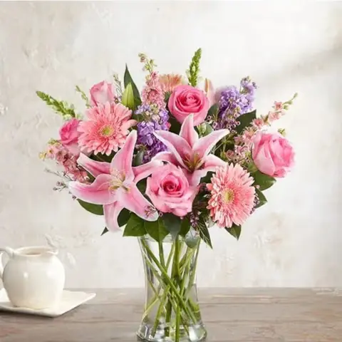 Pink & Lavender Garden Bouquet