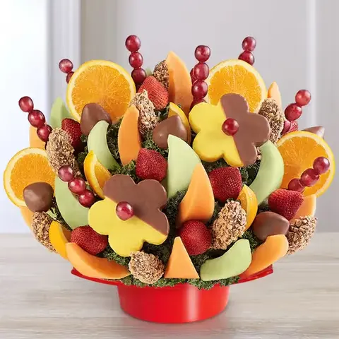 Fresh Fruit & Dipped Delights Arrangement