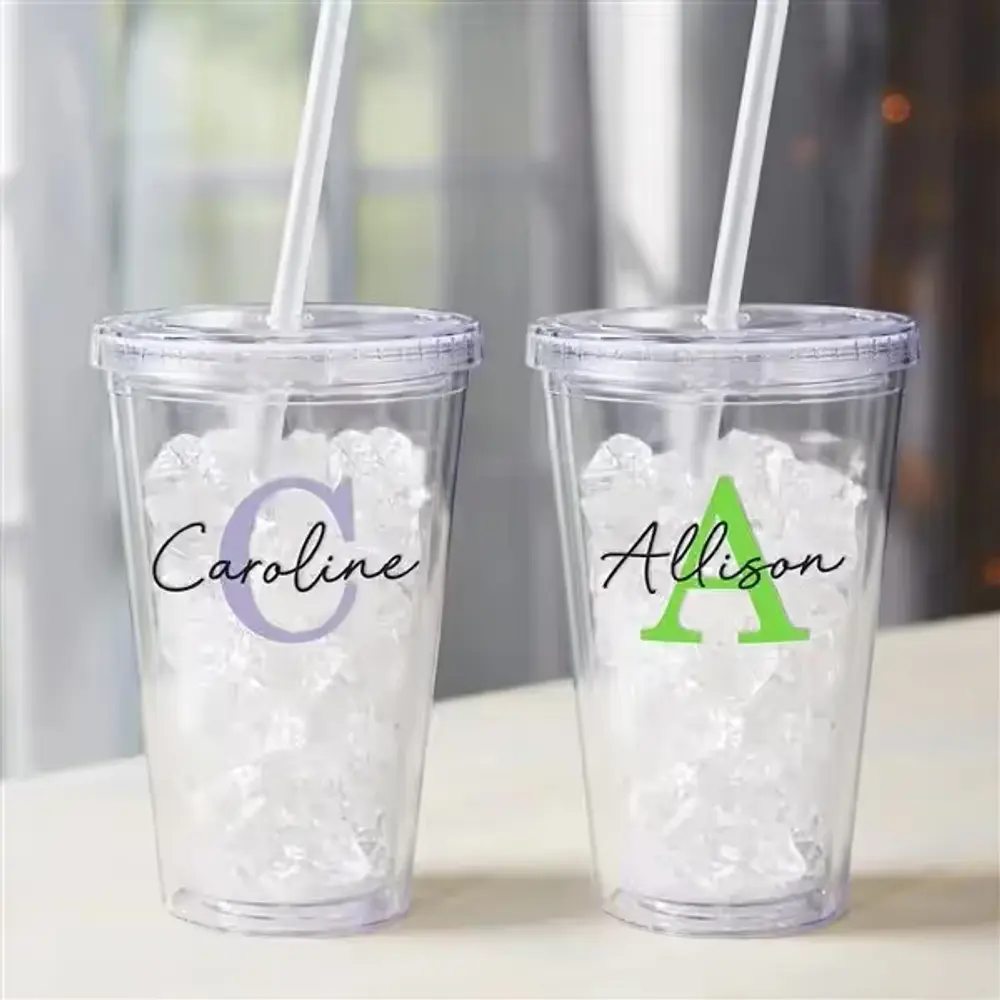 Personalized Signature Script Tumbler
