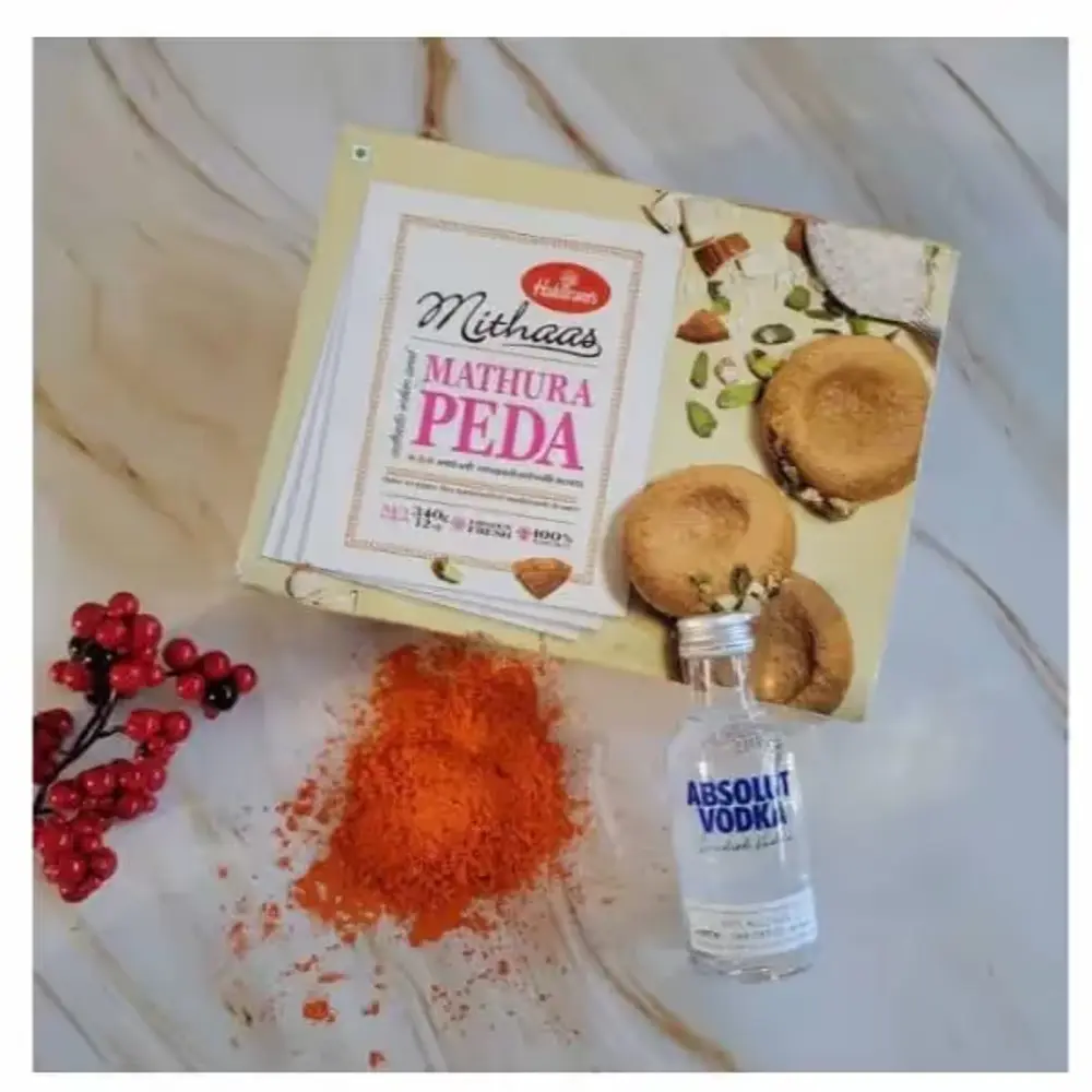 Mathura Peda with Absolut Miniature