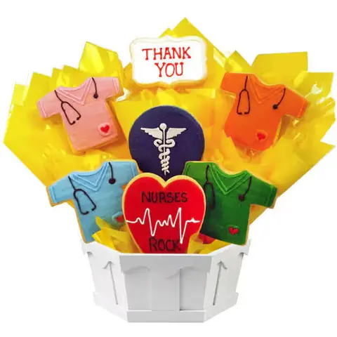 Nurses Rock Cookie Basket