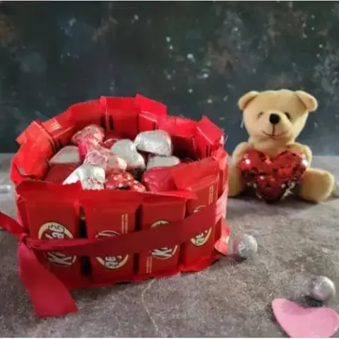 Teddy, Kit Kats & Hershey's Kisses
