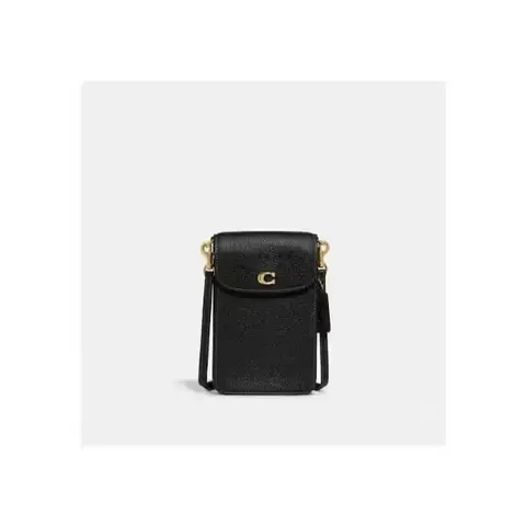 Pebble Leather Phone Crossbody