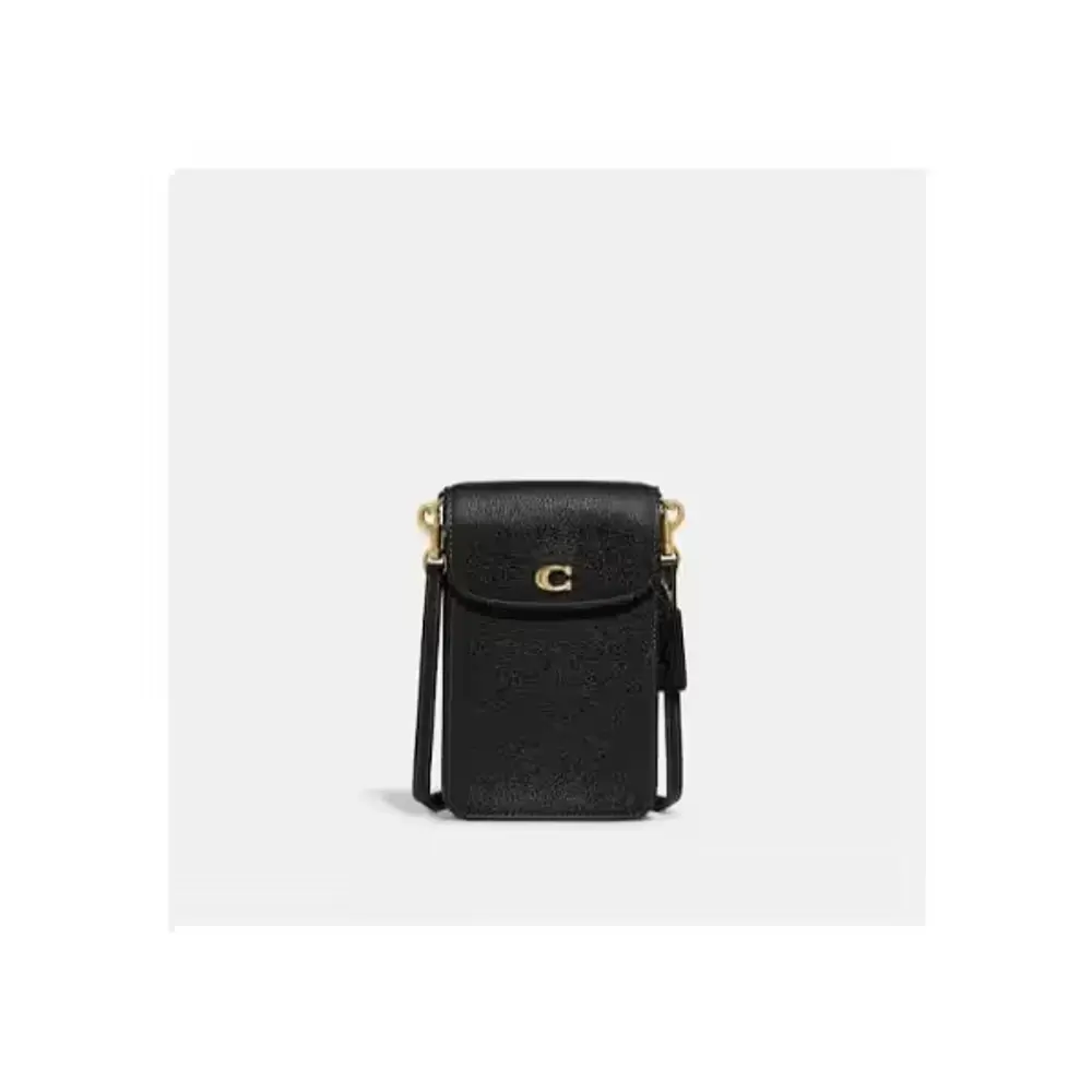 Pebble Leather Phone Crossbody