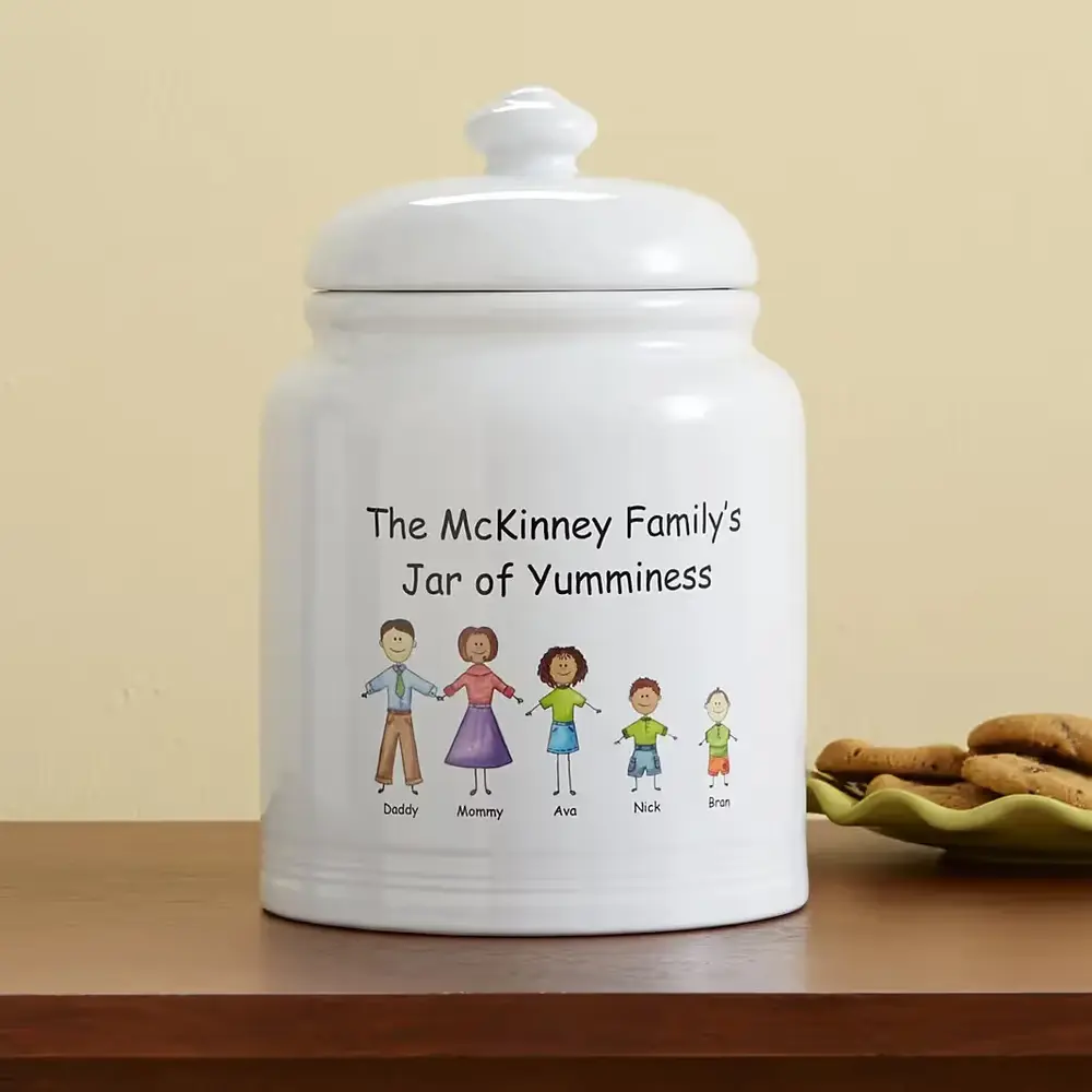 Personalized Family Cookie Jar