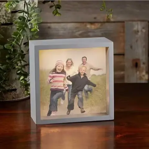 Personalized Photo LED Shadow Box