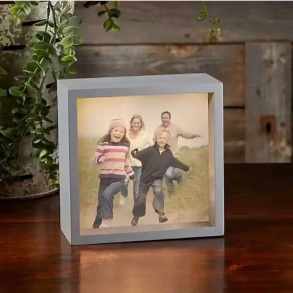Personalized Photo LED Shadow Box