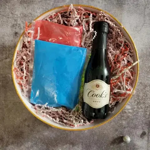 Holi Colors & Sparkling Wine