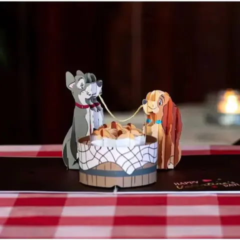 Lady and the Tramp Better Together Card