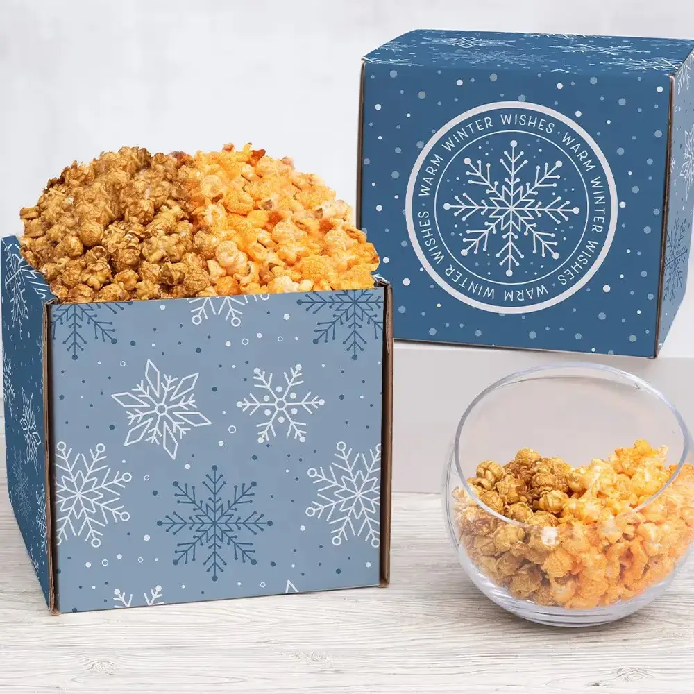 Winter Wishes Cheddar & Caramel Popcorn