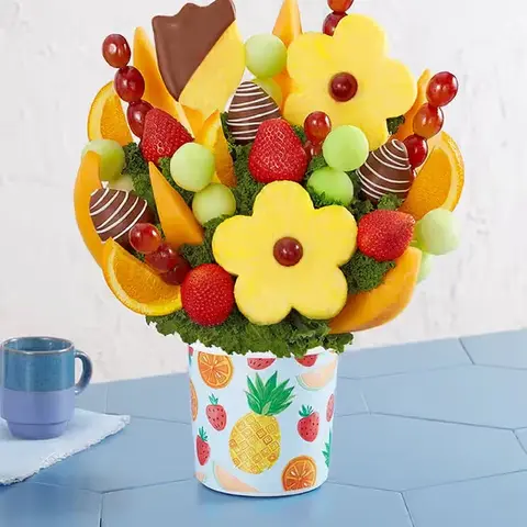 Tulip & Daisy Fruit Bouquet