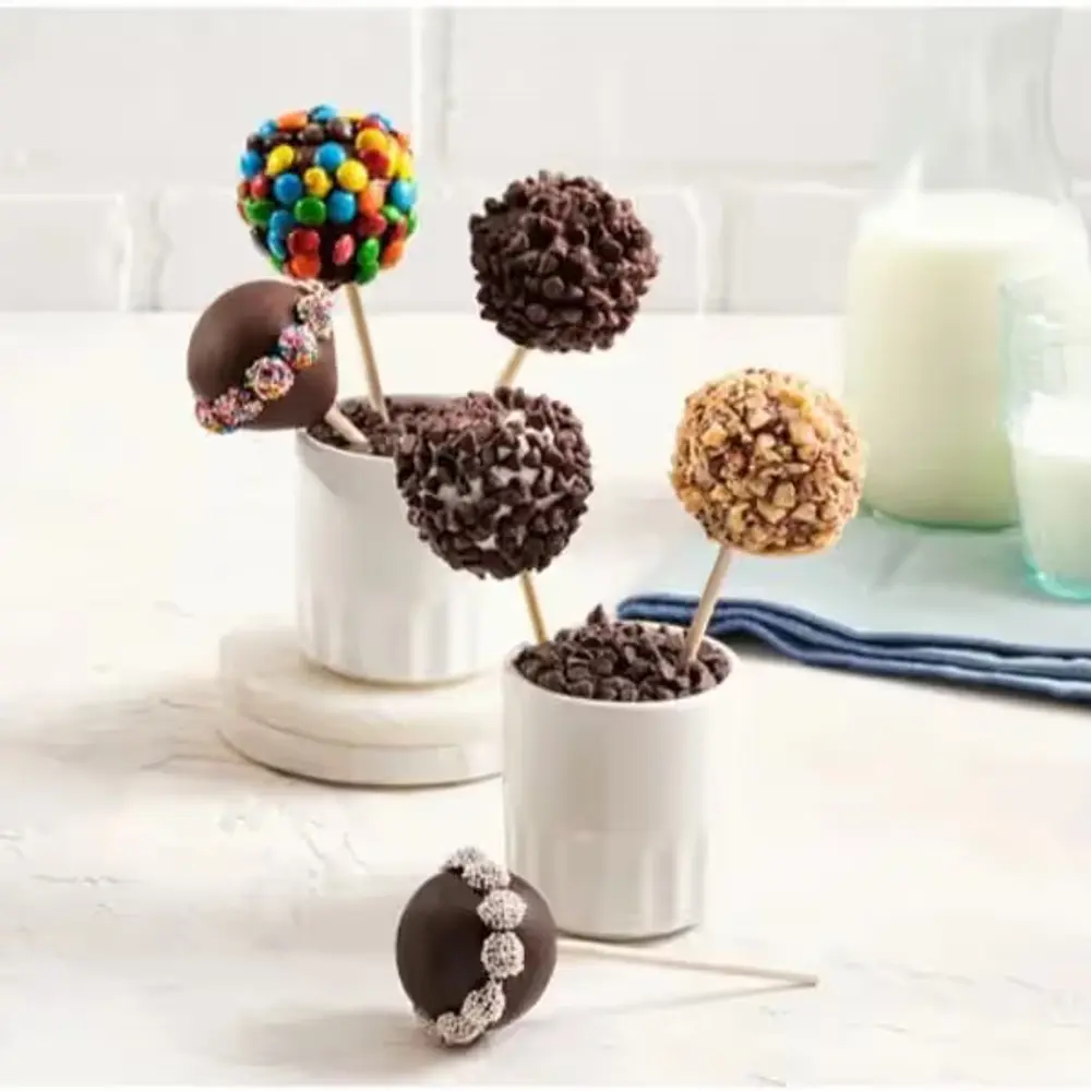 Candy-Covered Cake Pops, Set of 6