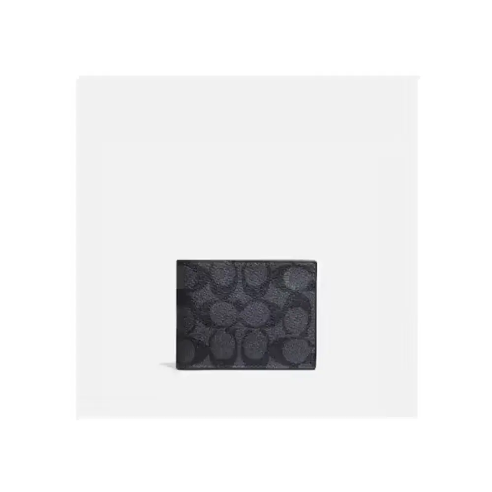 Signature Canvas Slim Billfold