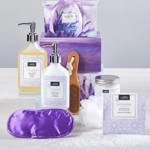 Lavender Spa Indulgence Tower