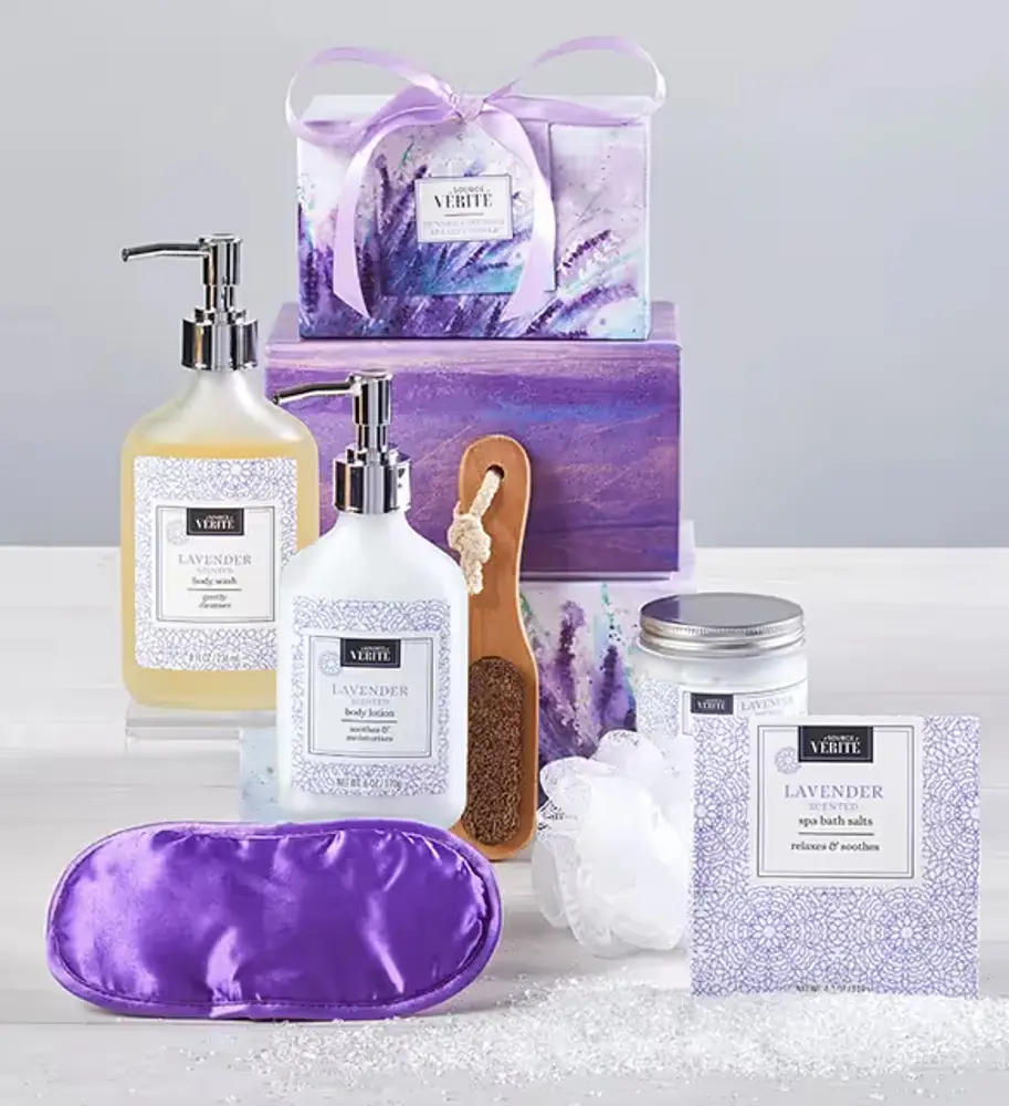 Lavender Spa Indulgence Tower