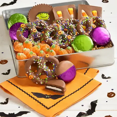 Halloween Chocolate Confections Tin