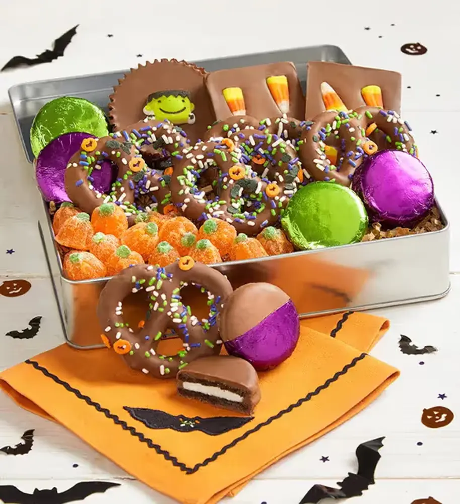 Halloween Chocolate Confections Tin
