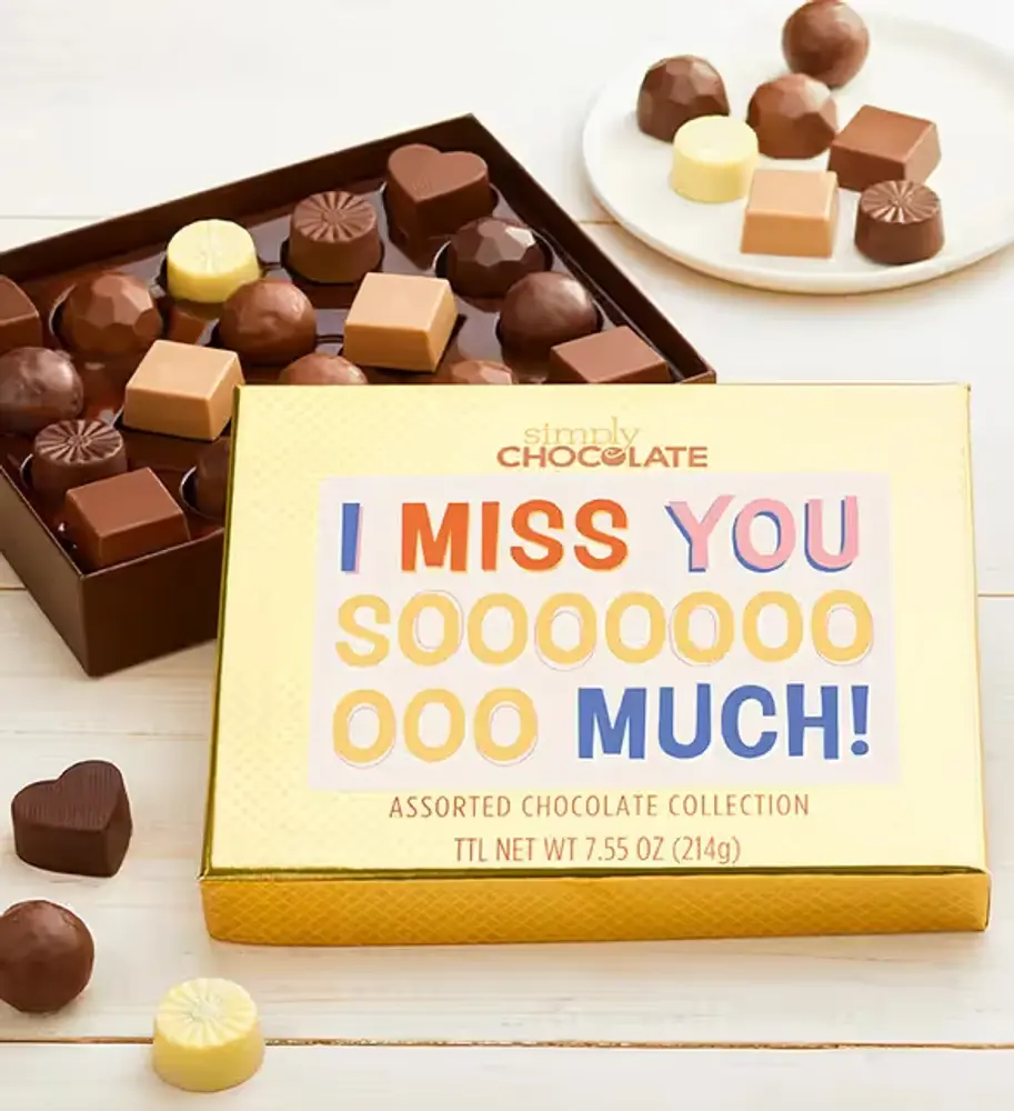 I Miss You So Much Truffle Box, 18 Pc