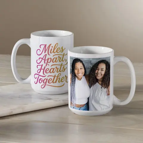 Love Across the Miles Photo Mug