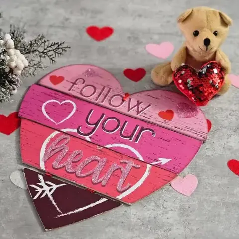 Teddy & Follow Your Heart Hanging