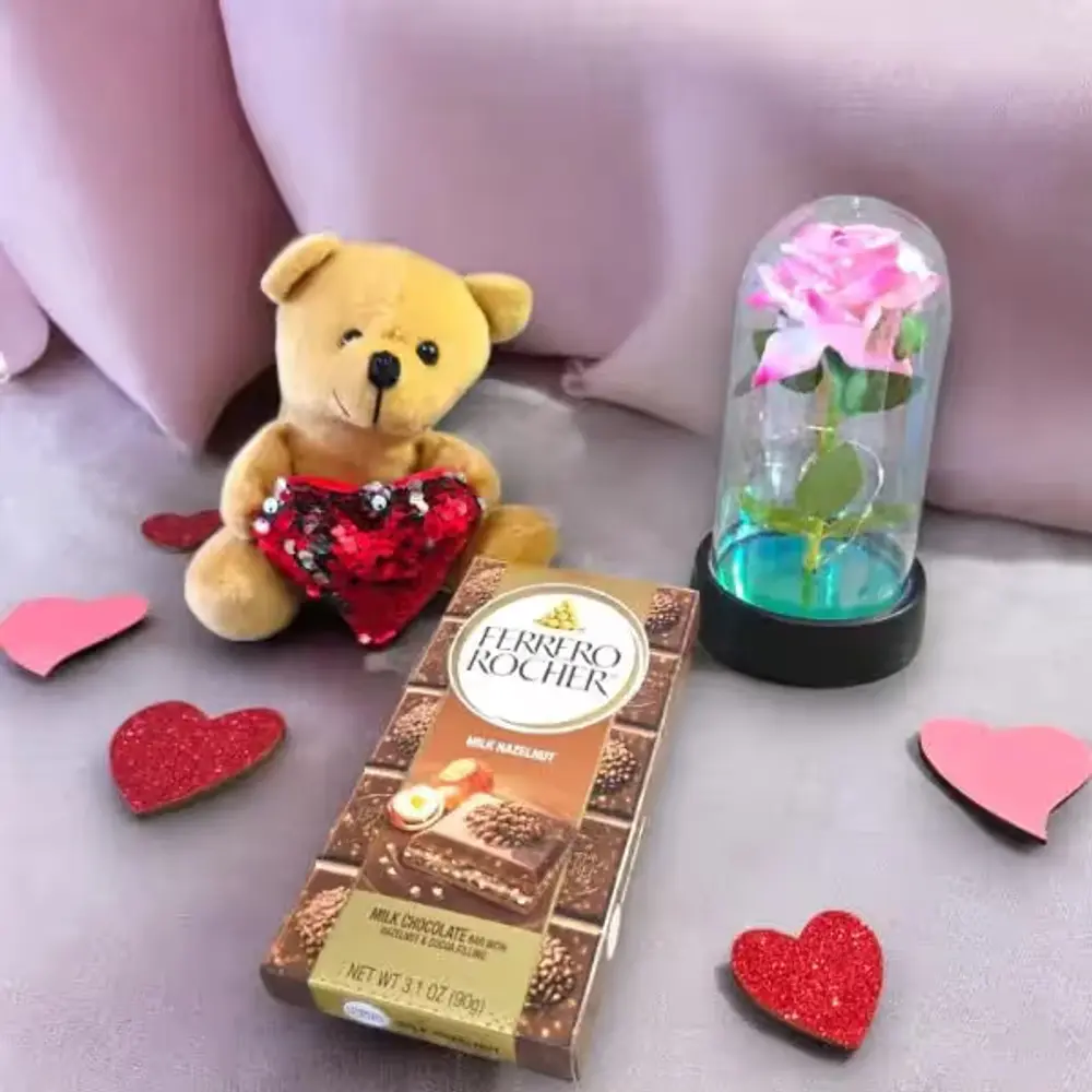 Teddy, Ferrero & Eternal Rose Light