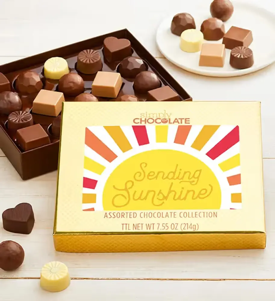 Sending Sunshine Truffle Box, 18 Pc