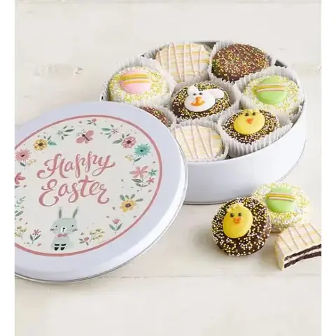 Happy Easter Chocolate-Dipped Oreo Tin