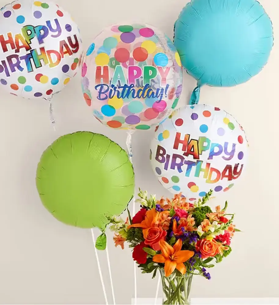 Vibrant Birthday Blooms with Orbz Balloons