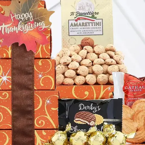 Thanksgiving Chocolate & Treats Tower