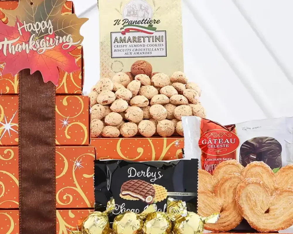 Thanksgiving Chocolate & Treats Tower