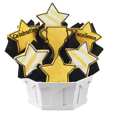 Shining Star Congratulations Cookie Bouquet