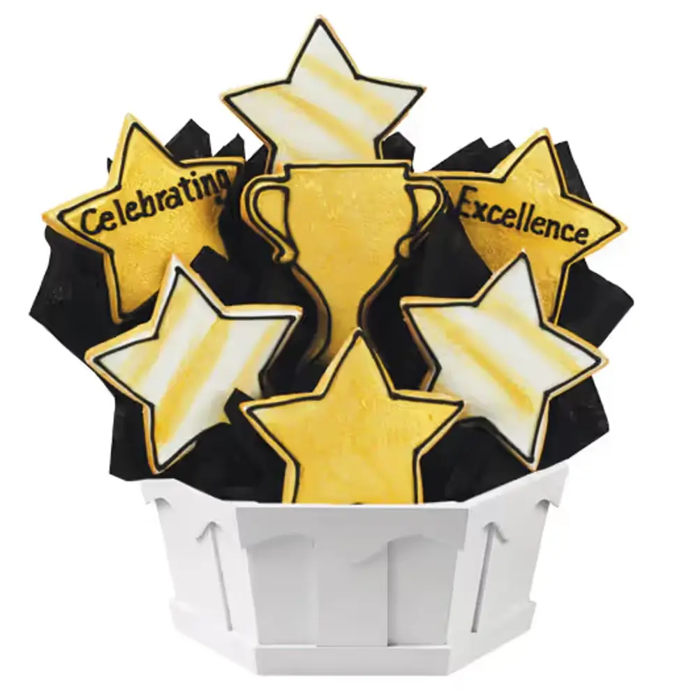 Shining Star Congratulations Cookie Bouquet