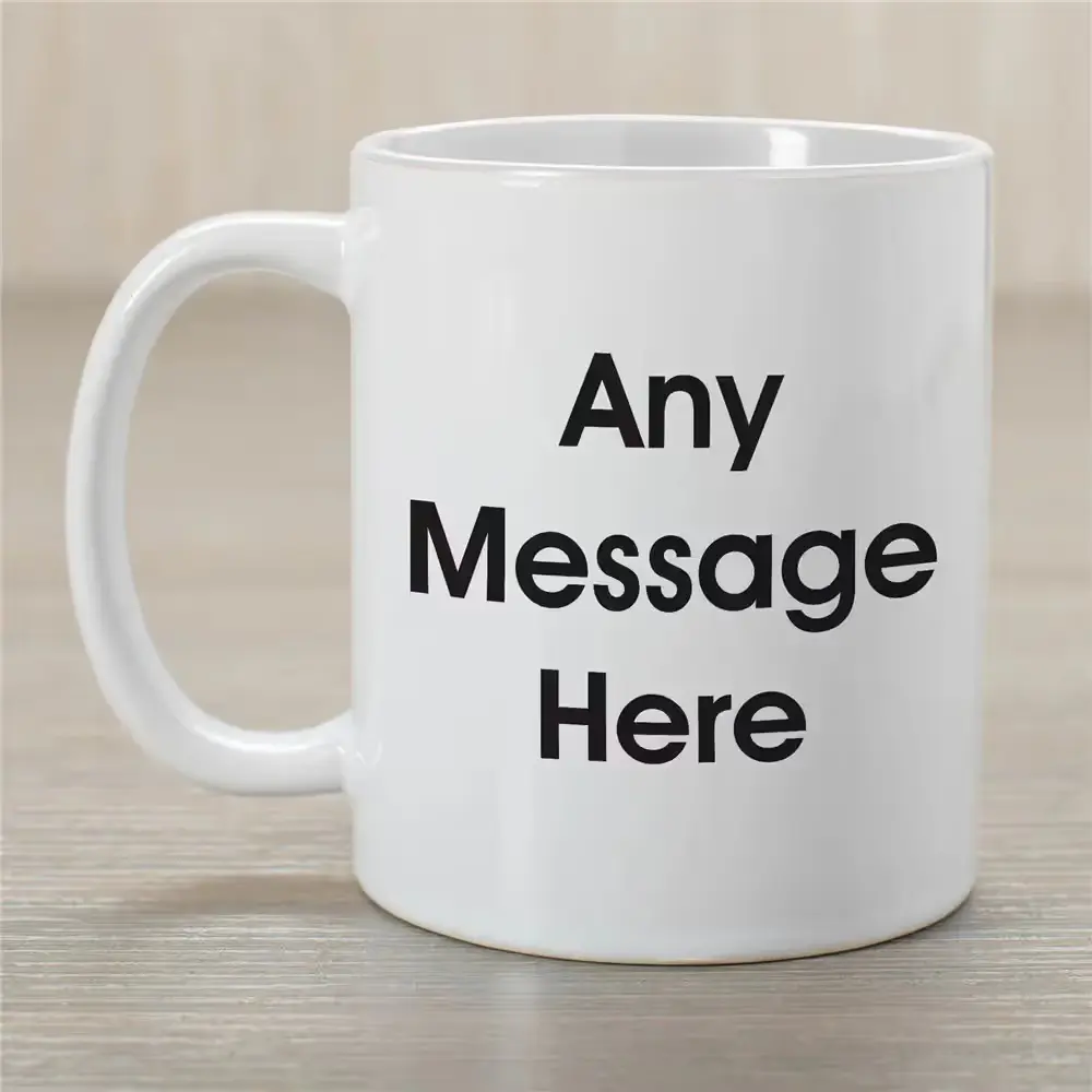Personalized Block Message Mug
