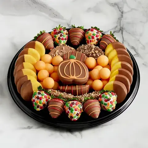 Autumn Harvest Dipped Fruit Platter