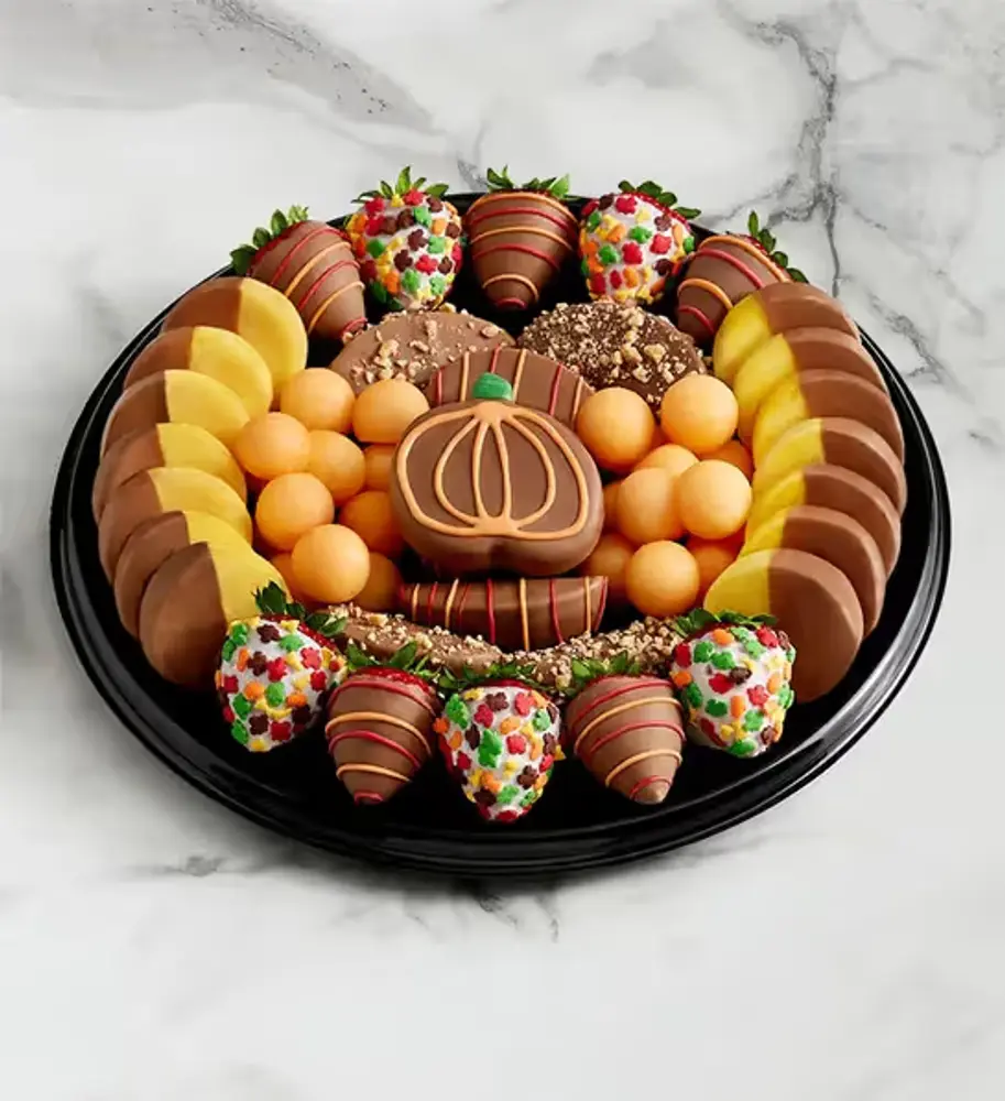 Autumn Harvest Dipped Fruit Platter