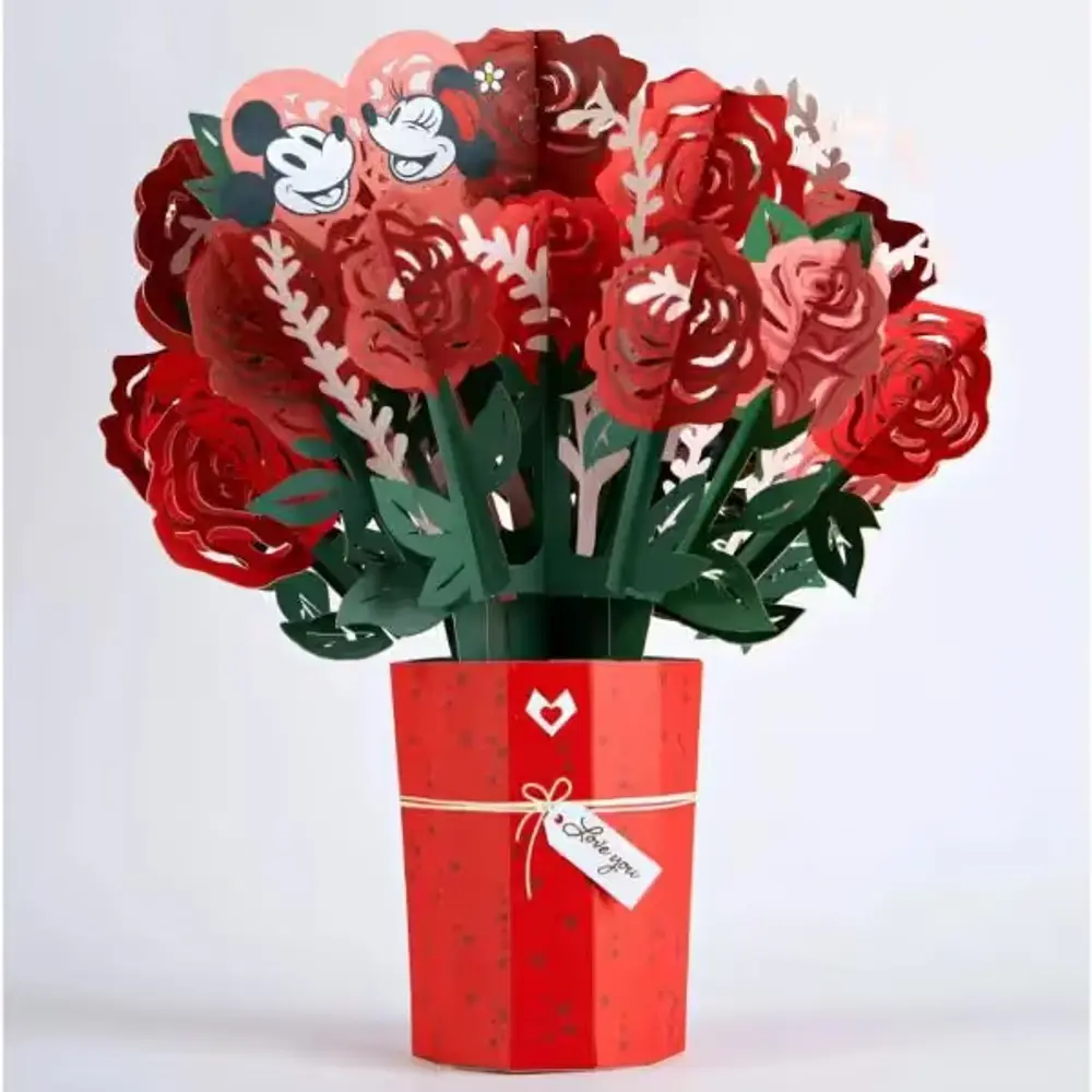Mickey & Minnie Be Mine Pop-Up Bouquet