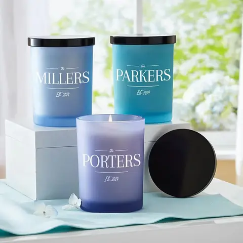 Personalized Family Established Candle