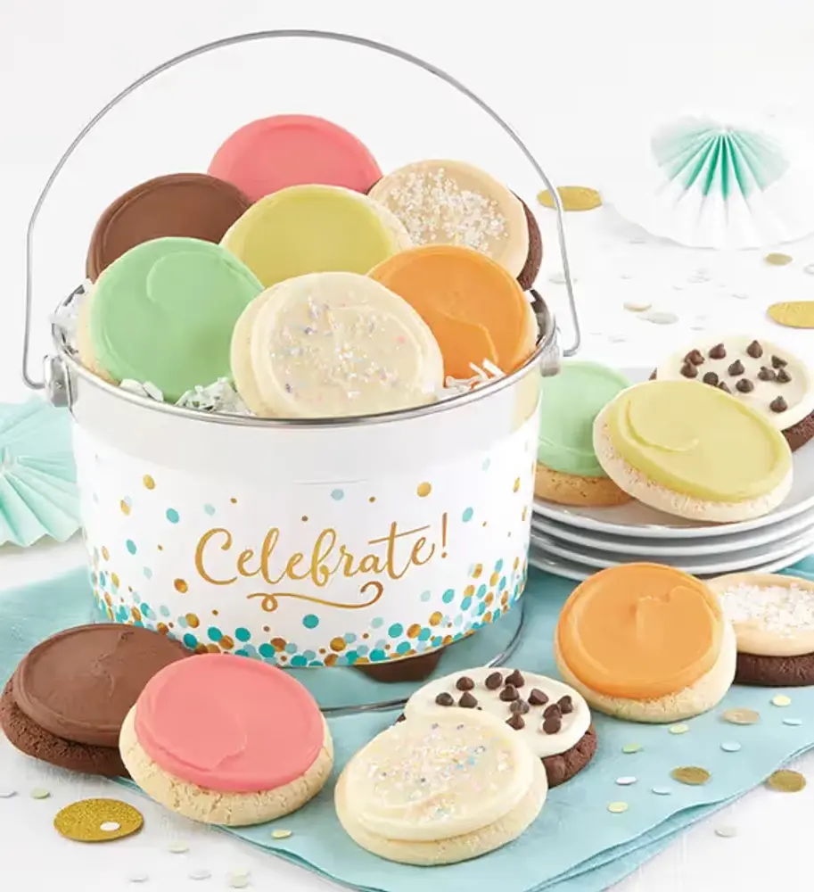 Celebration Frosted Cookie Pail