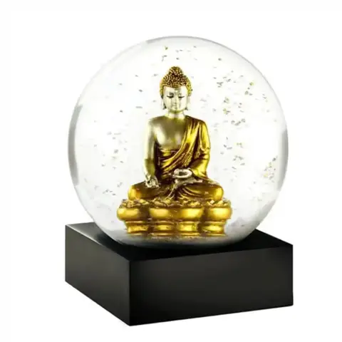 Golden Buddha Snow Globe