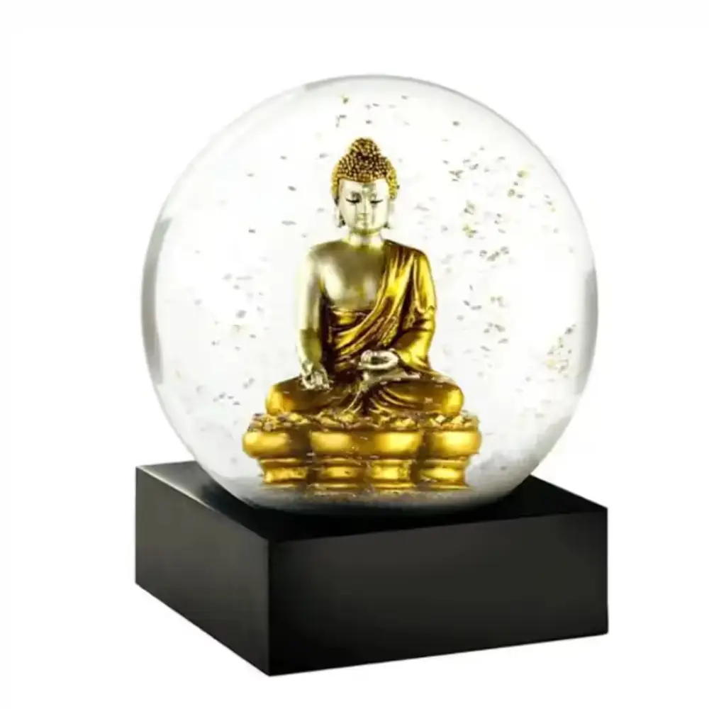 Golden Buddha Snow Globe