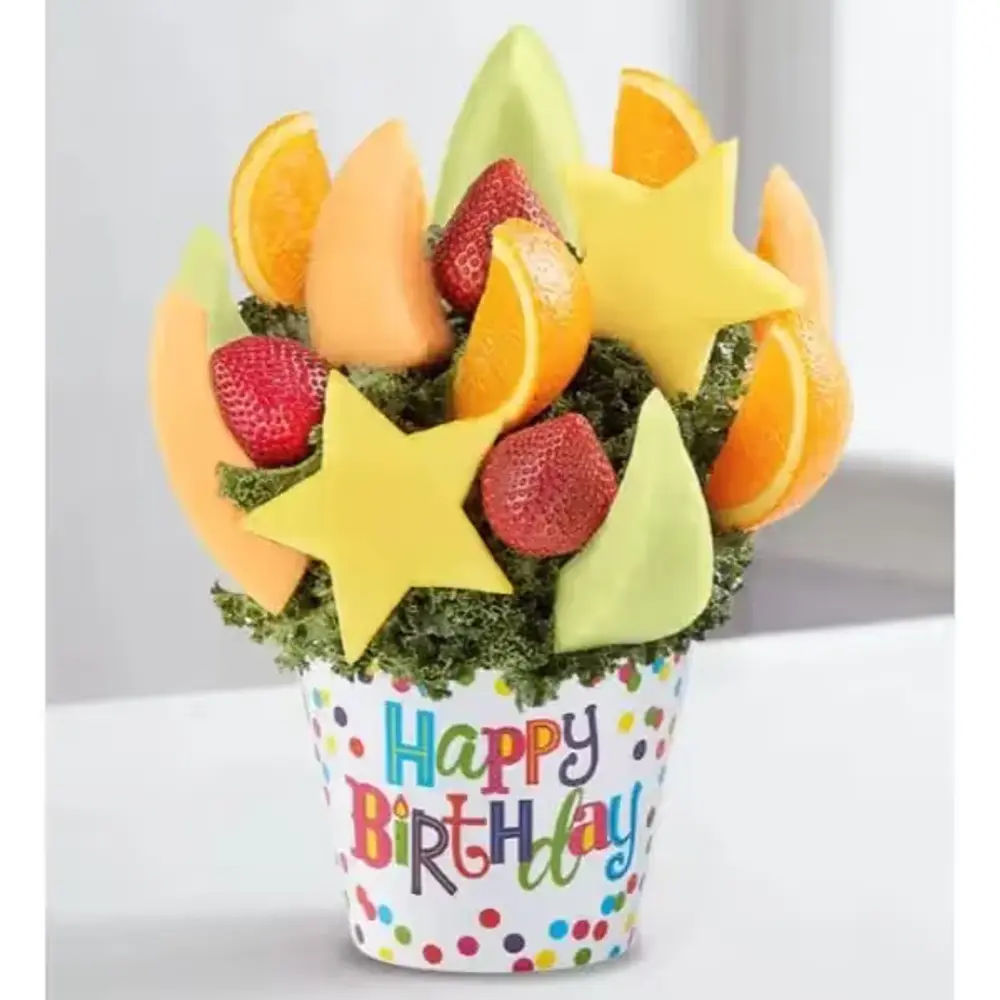 Happy Birthday Fruit Arrangement