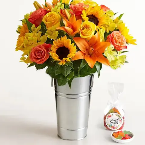 Golden Autumn Sunshine Bouquet