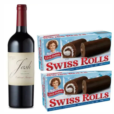 Red Wine & Swiss Rolls Combo