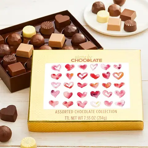 Heart Truffles Love Box, 18 Pc
